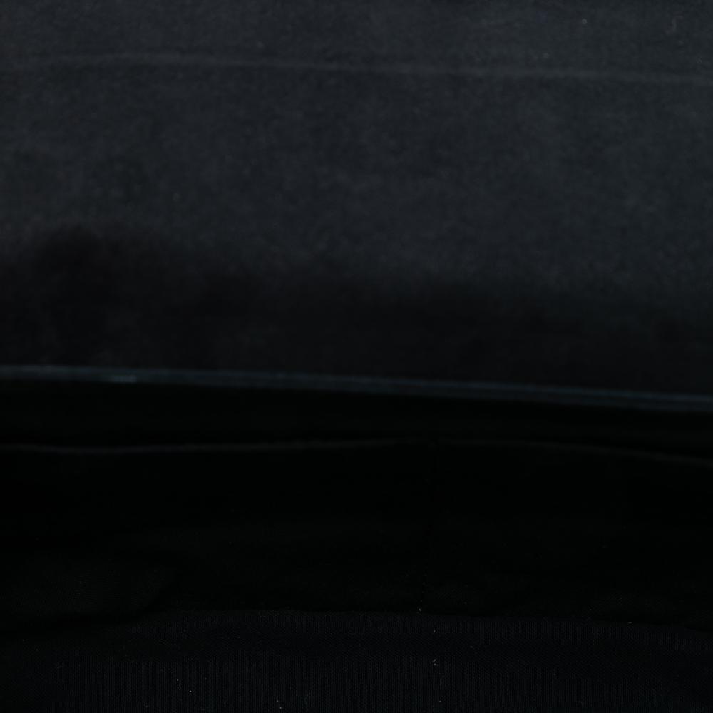 Fendi B Fendi Black Calf Leather 3Baguette Shoulder Bag Italy