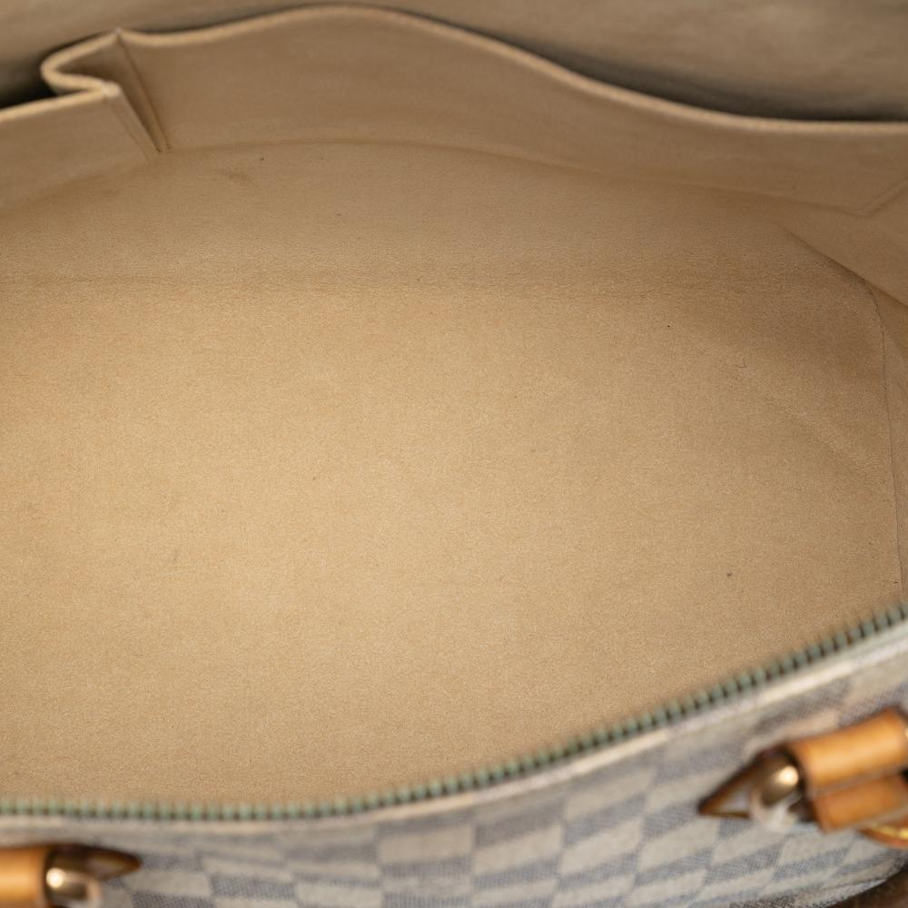 Louis Vuitton B Louis Vuitton White Damier Canvas Fabric Damier Azur Saleya MM France