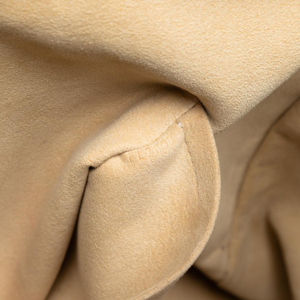 Louis Vuitton B Louis Vuitton White Damier Canvas Fabric Damier Azur Saleya MM France