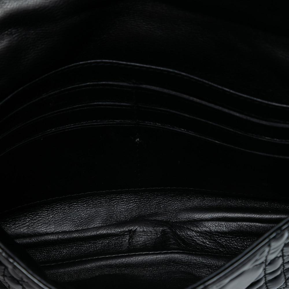 Christian Dior B Dior Black Patent Leather Leather Patent Cannage Miss Dior Promenade Crossbody Italy