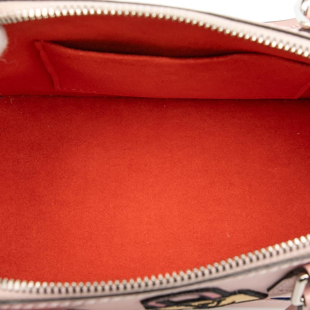 Louis Vuitton B Louis Vuitton Pink Epi Leather Leather Epi Stickers Alma BB France