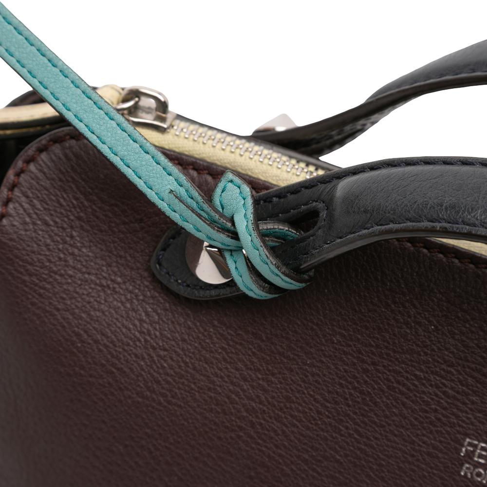 Fendi B Fendi Brown Dark Brown Calf Leather Medium By The Way Satchel Italy