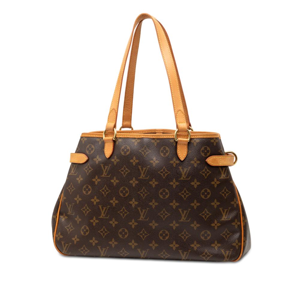 Louis Vuitton B Louis Vuitton Brown Monogram Canvas Fabric Monogram Batignolles Horizontal France