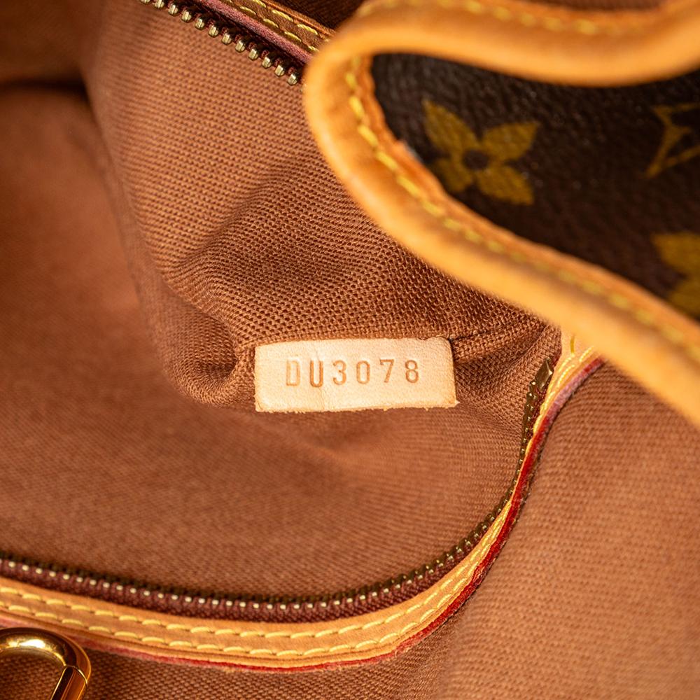 Louis Vuitton B Louis Vuitton Brown Monogram Canvas Fabric Monogram Batignolles Horizontal France