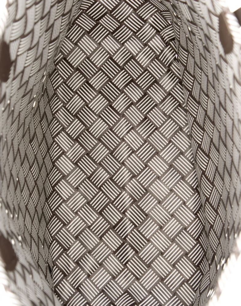 Henri Bendel Signature Straw gewebte Handtasche