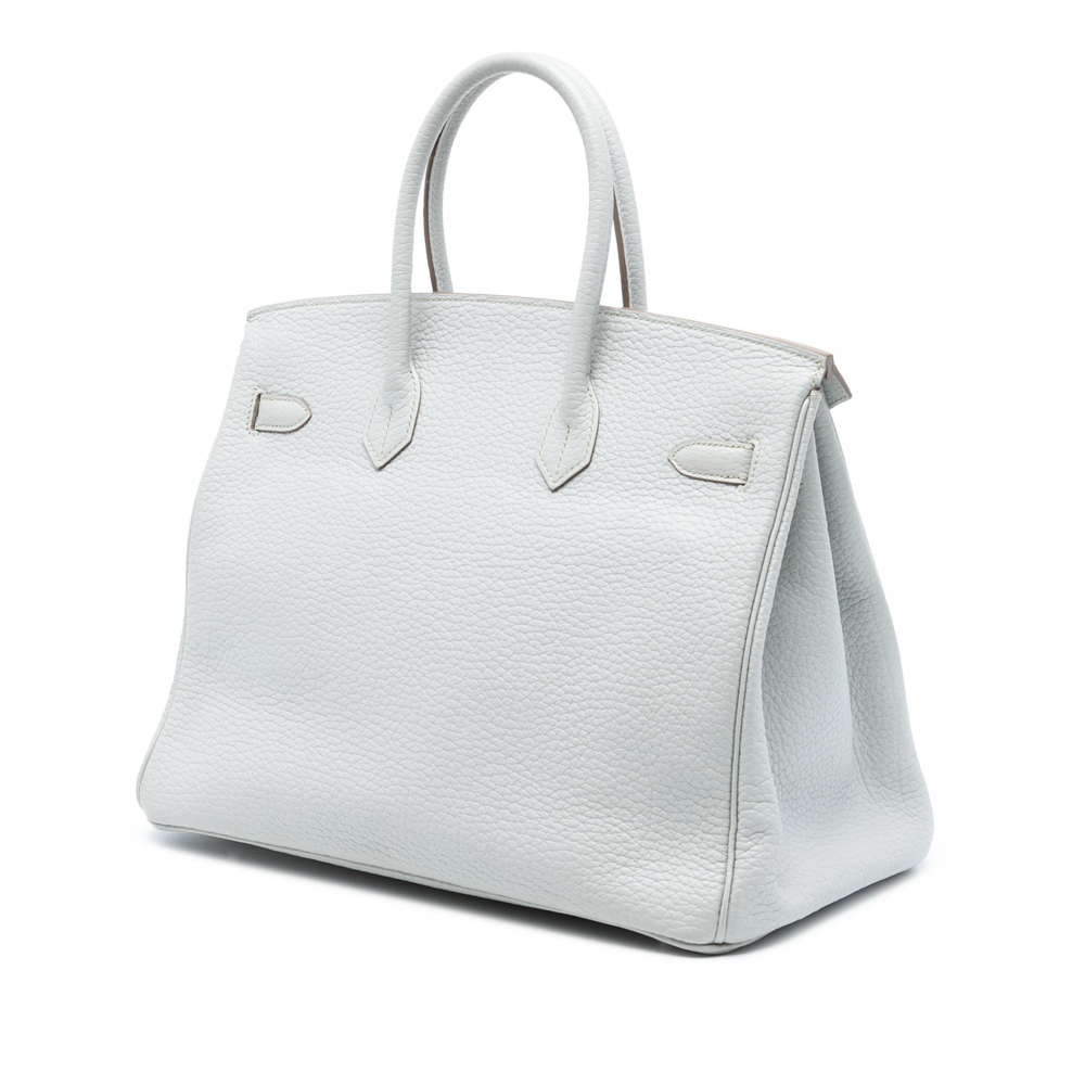 Hermès Birkin 35 Togo Leather Top-handle Bag Gris Pale