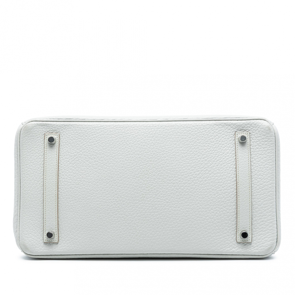 Hermès Birkin 35 Togo Leather Top-handle Bag Gris Pale