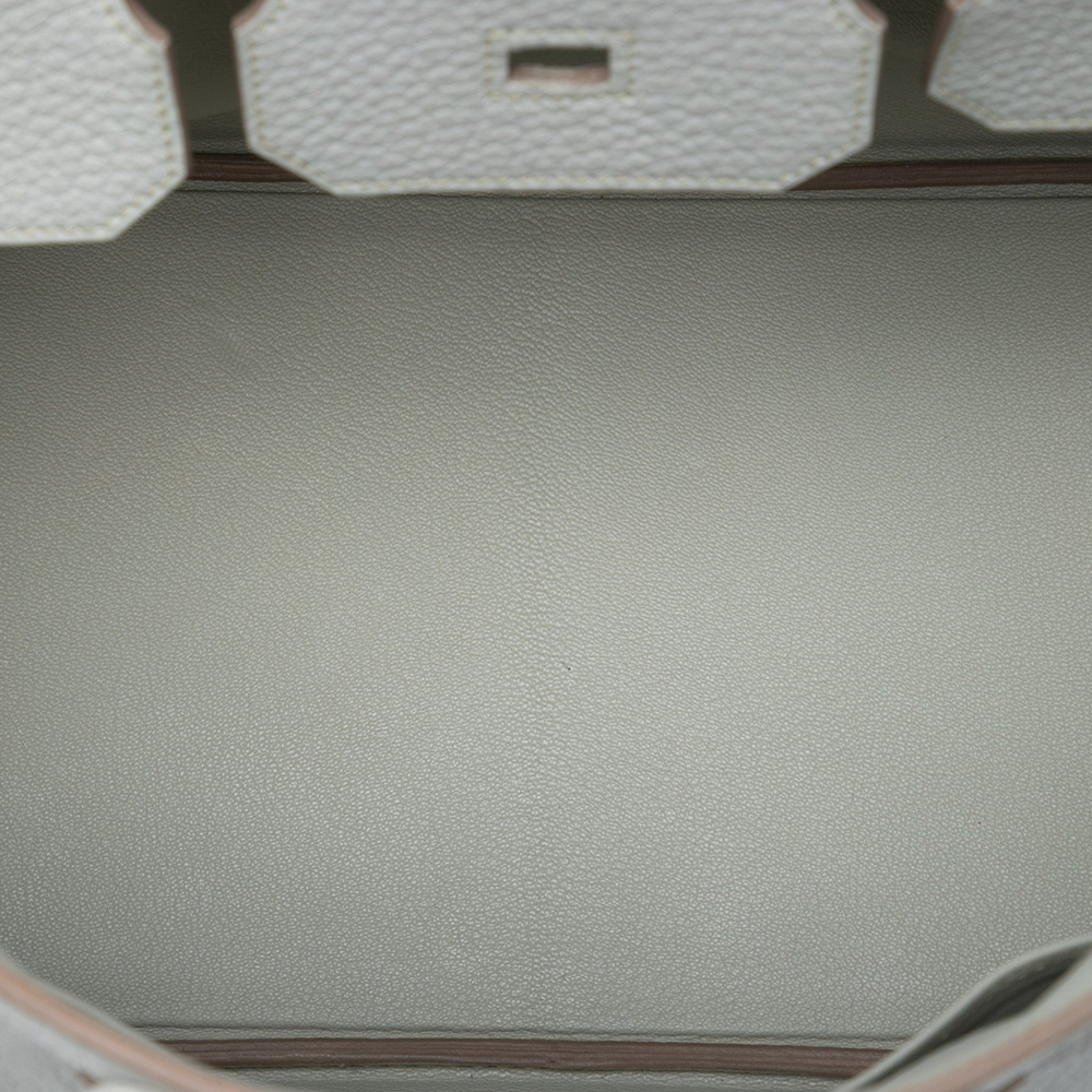 Hermès Birkin 35 Togo Leather Top-handle Bag Gris Pale