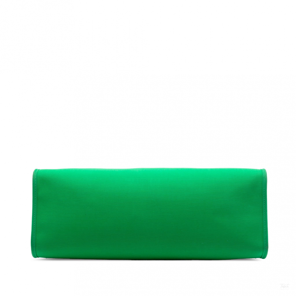 Hermès Herbag PM Canvas 1 pouch Top-handle Handbag Green