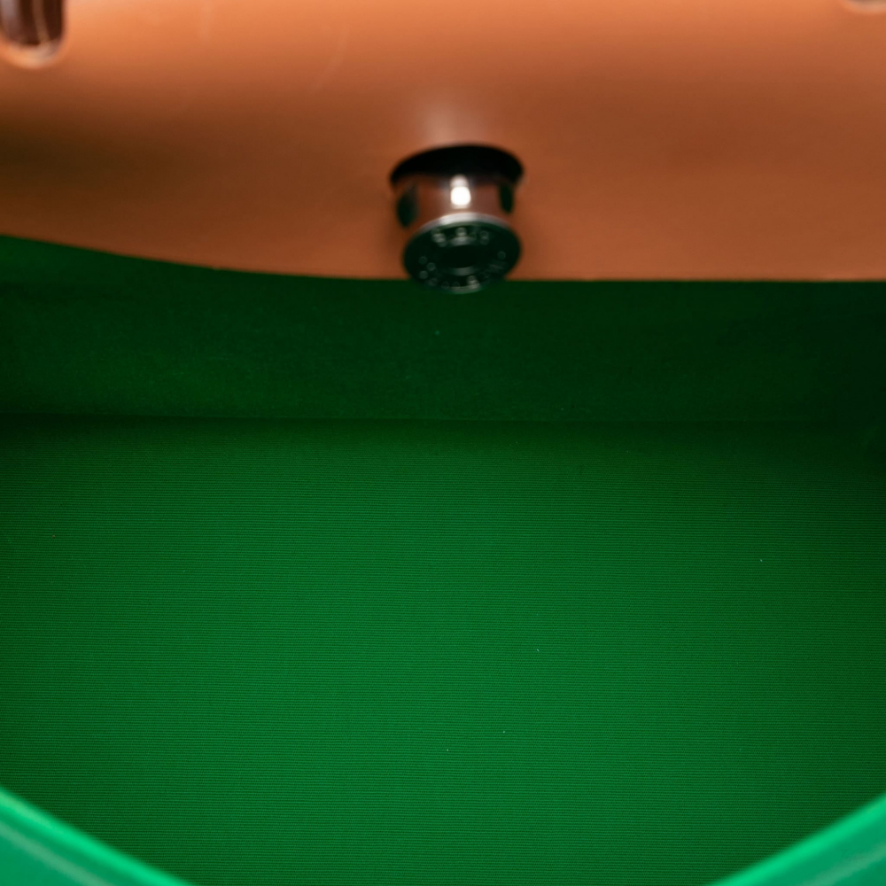 Hermès Herbag PM Canvas 1 pouch Top-handle Handbag Green