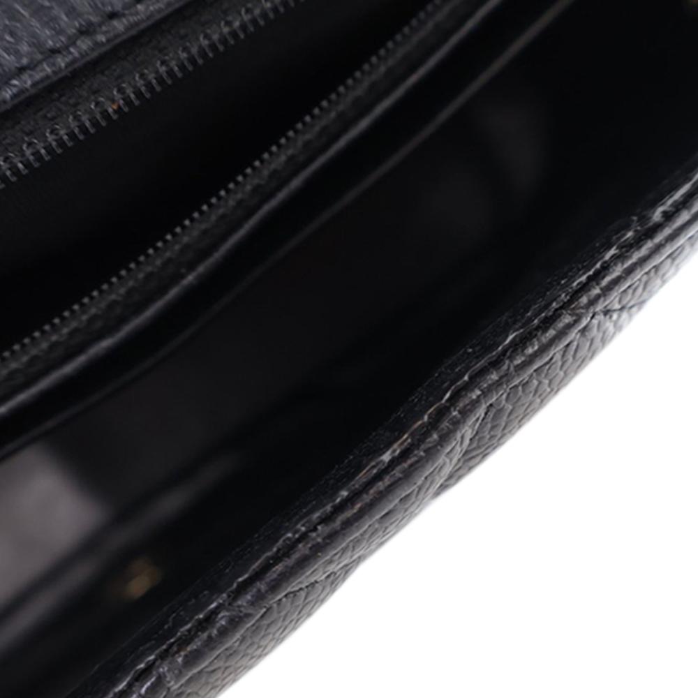 Chanel B Chanel Black Caviar Leather Leather Jumbo Classic Caviar Single Flap Italy