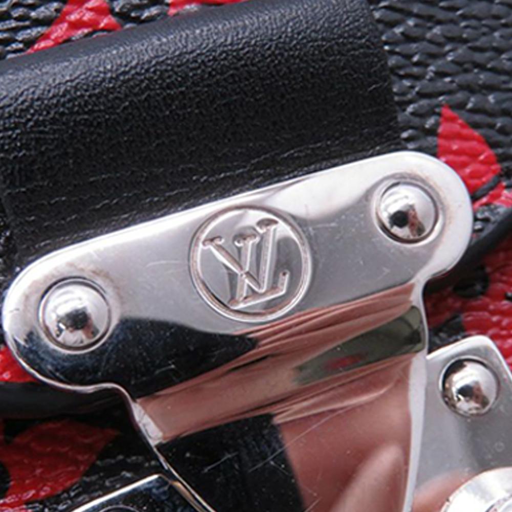 Louis Vuitton AB Louis Vuitton Black Monogram Canvas Fabric Monogram Infrarouge Pochette Metis United States