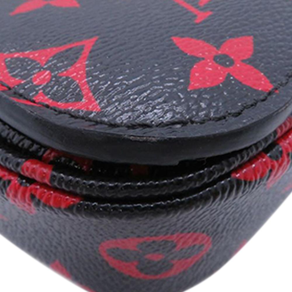 Louis Vuitton AB Louis Vuitton Black Monogram Canvas Fabric Monogram Infrarouge Pochette Metis United States
