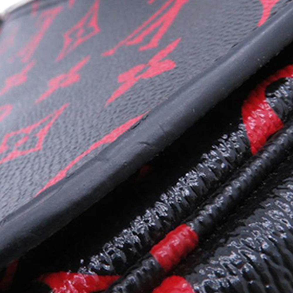 Louis Vuitton AB Louis Vuitton Black Monogram Canvas Fabric Monogram Infrarouge Pochette Metis United States