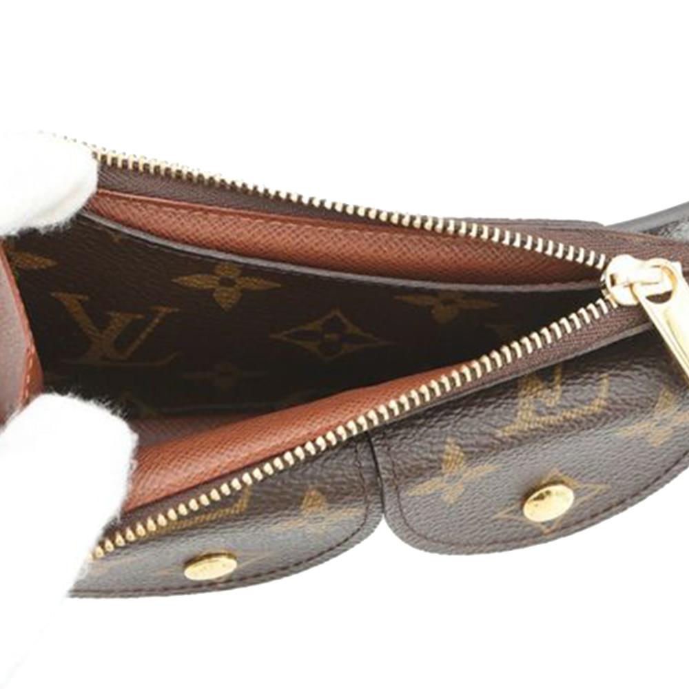 Louis Vuitton B Louis Vuitton Brown Monogram Canvas Fabric Monogram Pochette Duo Belt Bag Spain