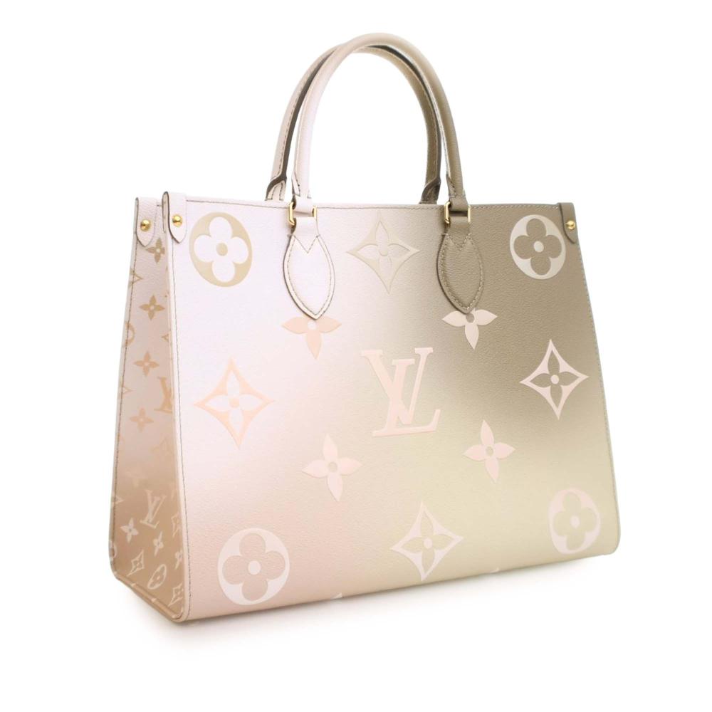 Louis Vuitton AB Louis Vuitton Green Monogram Canvas Fabric Monogram Giant Spring In The City OnTheGo MM Italy