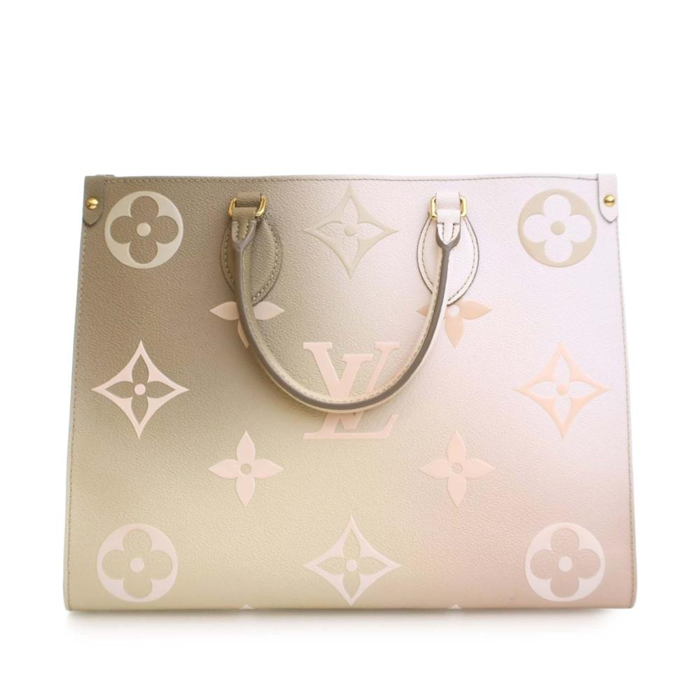 Louis Vuitton AB Louis Vuitton Green Monogram Canvas Fabric Monogram Giant Spring In The City OnTheGo MM Italy
