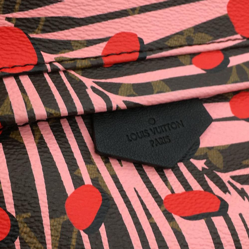 Louis Vuitton AB Louis Vuitton Brown Monogram Canvas Fabric Monogram Jungle Dots Palm Springs PM France