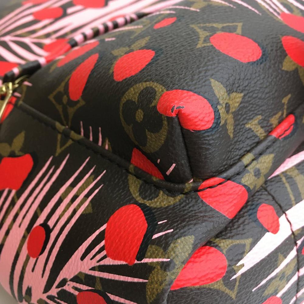 Louis Vuitton AB Louis Vuitton Brown Monogram Canvas Fabric Monogram Jungle Dots Palm Springs PM France