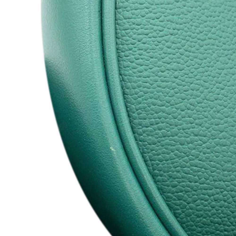 Bvlgari AB Bvlgari Green Calf Leather Small Serpenti Ellipse Satchel Italy