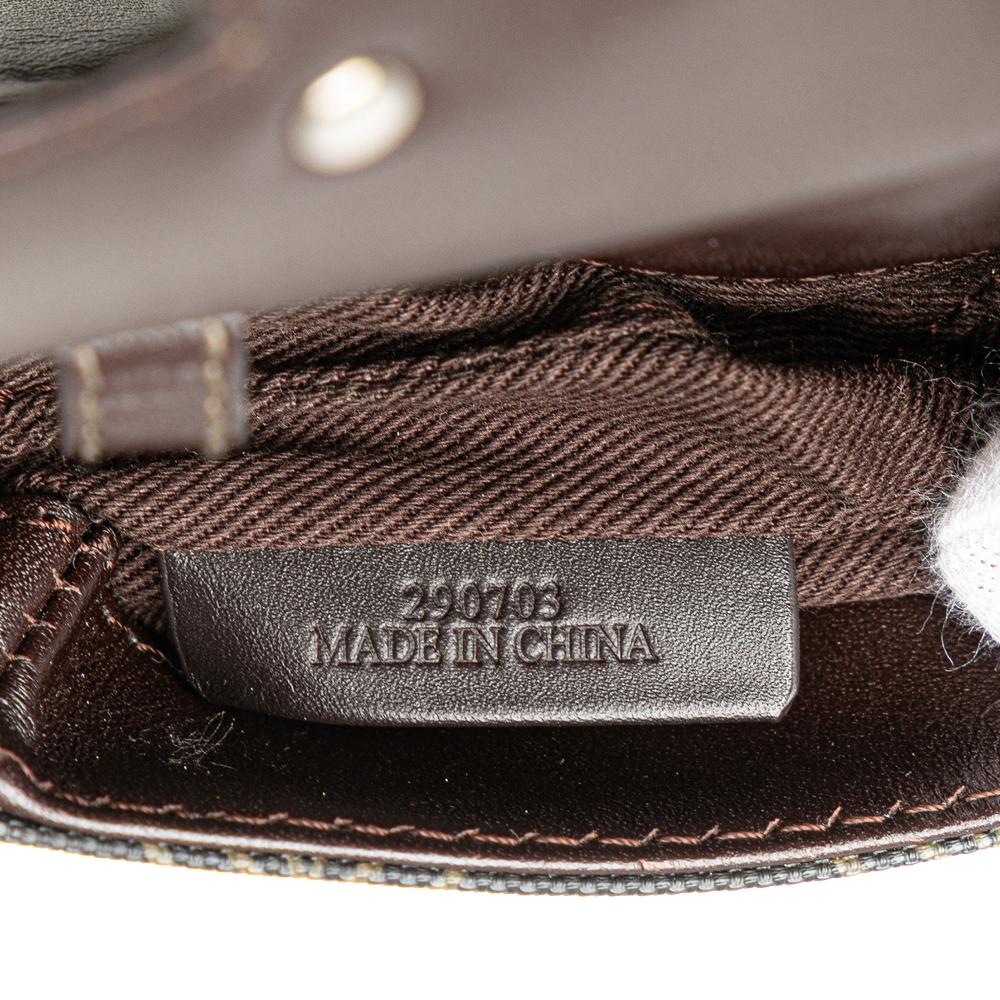 Loewe B LOEWE Brown Dark Brown Coated Canvas Fabric Anagram Crossbody China