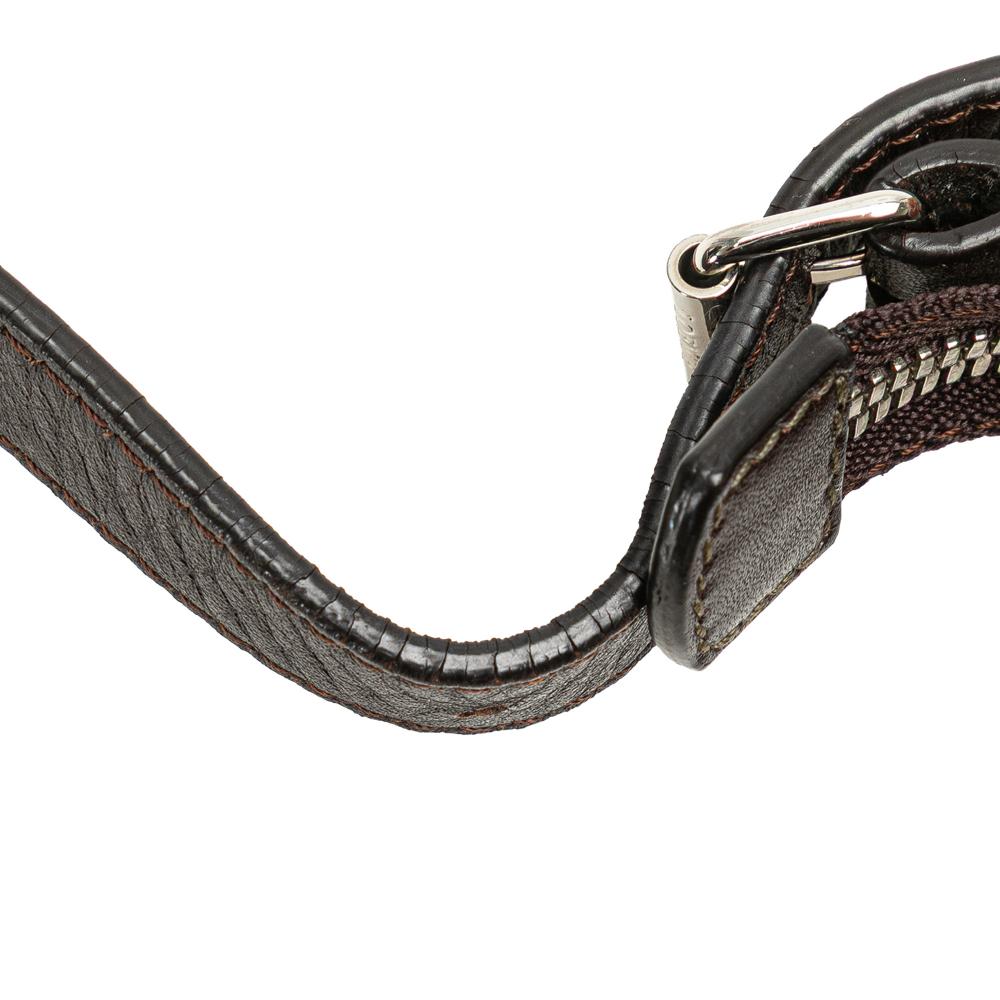 Loewe B LOEWE Brown Dark Brown Coated Canvas Fabric Anagram Crossbody China