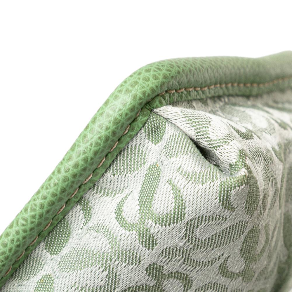 Loewe B LOEWE Green Light Green Canvas Fabric Anagram Crossbody China