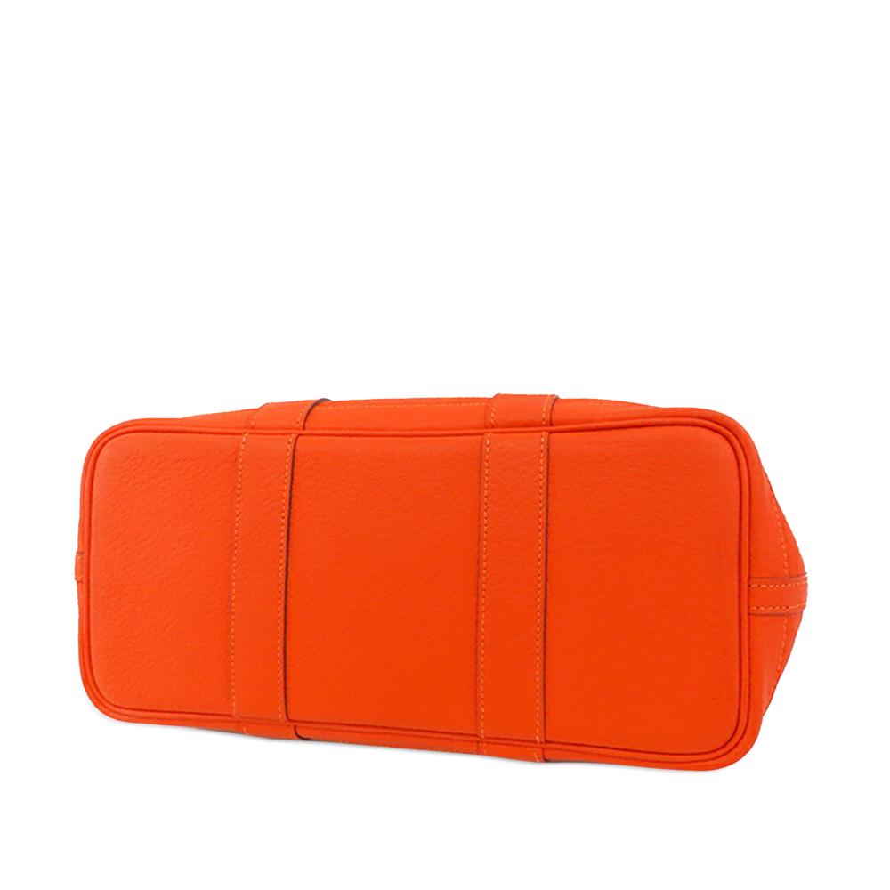 Hermès B Hermès Orange Dark Orange Calf Leather Negonda Garden Party 30 France