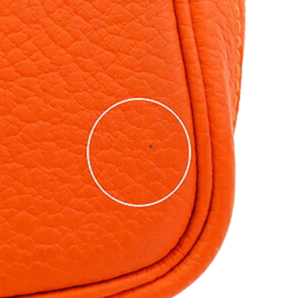 Hermès B Hermès Orange Dark Orange Calf Leather Negonda Garden Party 30 France