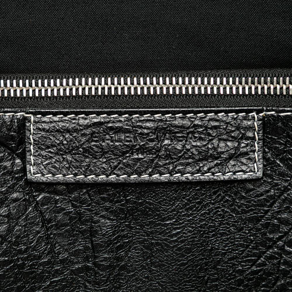 Balenciaga B Balenciaga Blue Aqua Lambskin Leather Leather S Lambskin Bazar Shopper Satchel Italy