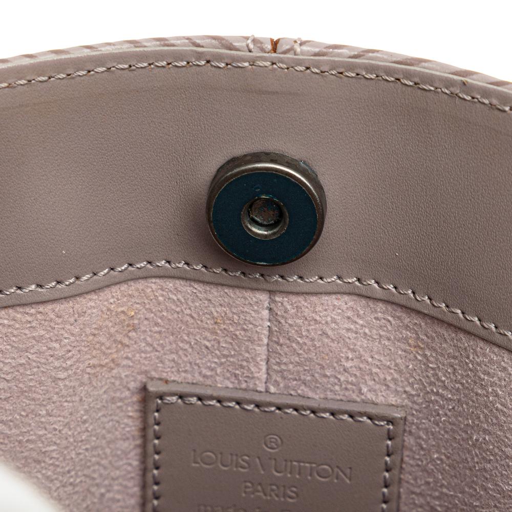 Louis Vuitton B Louis Vuitton Purple Lilac Epi Leather Leather Epi Demi Lune Pochette France