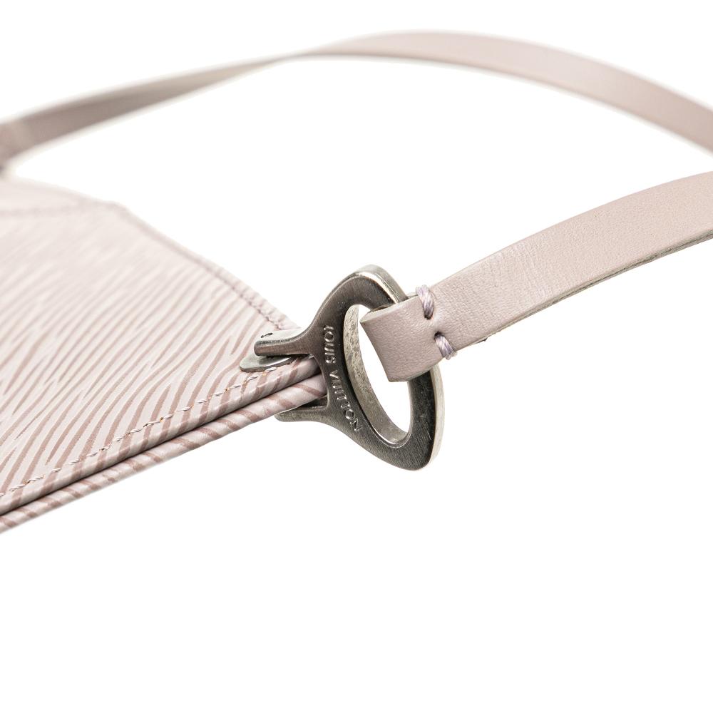 Louis Vuitton B Louis Vuitton Purple Lilac Epi Leather Leather Epi Demi Lune Pochette France