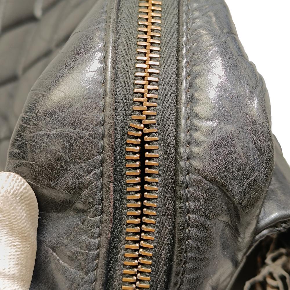 Chanel B Chanel Black Calf Leather Jumbo Quilted Aged skin Portobello Flap Italy