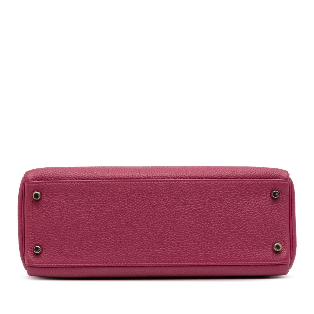 Hermès AB Hermès Purple Magenta Calf Leather Togo Kelly II Retourne 32 France