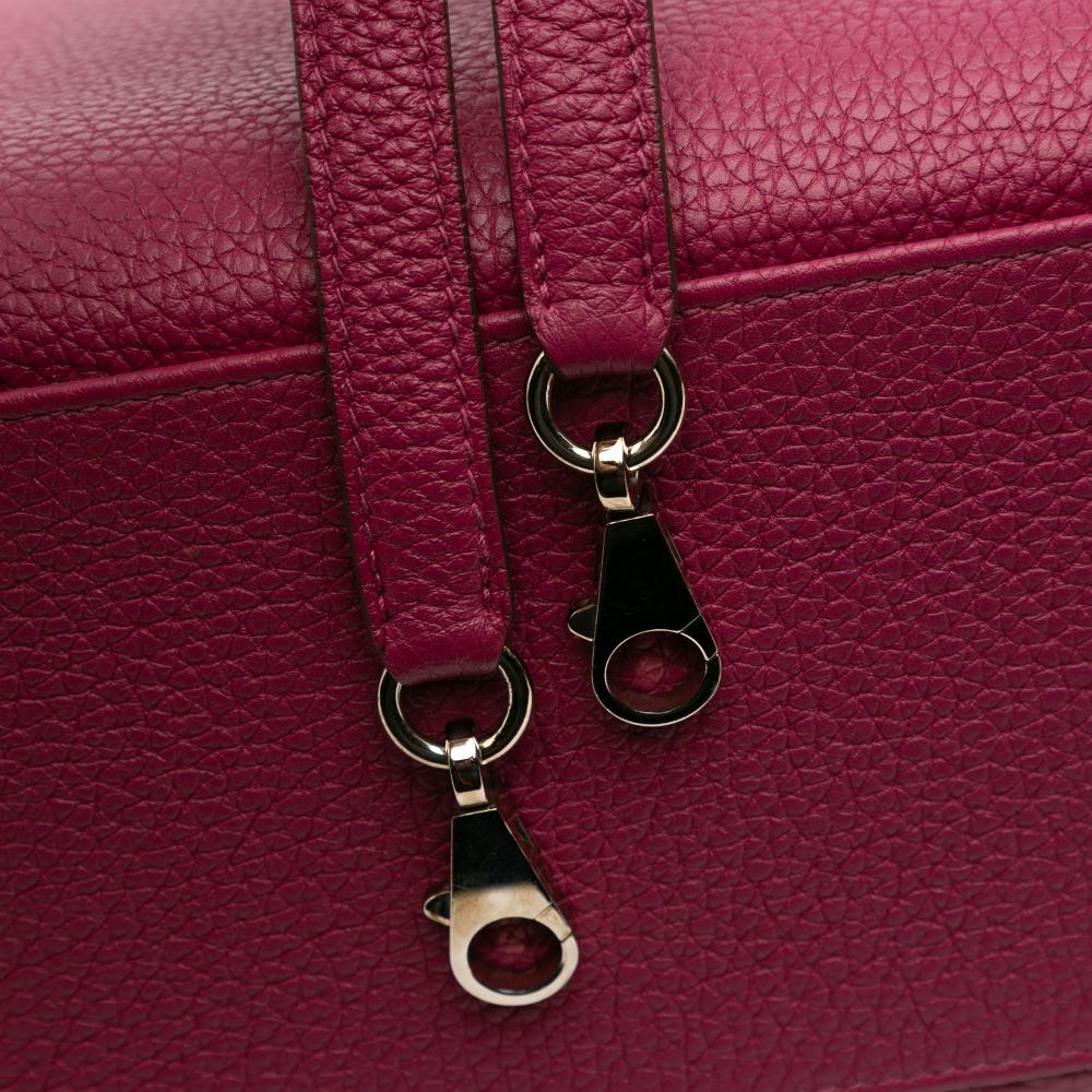 Hermès AB Hermès Purple Magenta Calf Leather Togo Kelly II Retourne 32 France