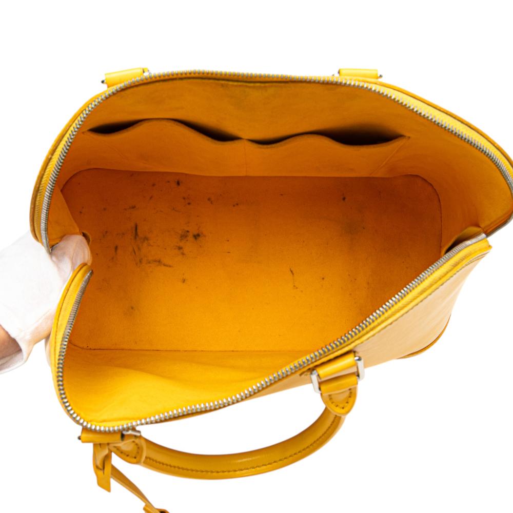 Louis Vuitton B Louis Vuitton Yellow Epi Leather Leather Epi Alma GM France