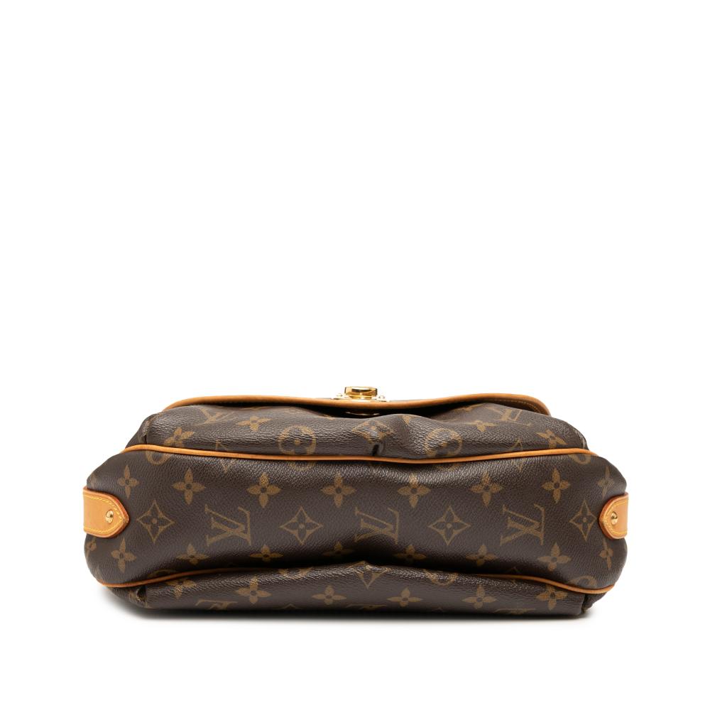 Louis Vuitton B Louis Vuitton Brown Monogram Canvas Fabric Monogram Tulum PM France