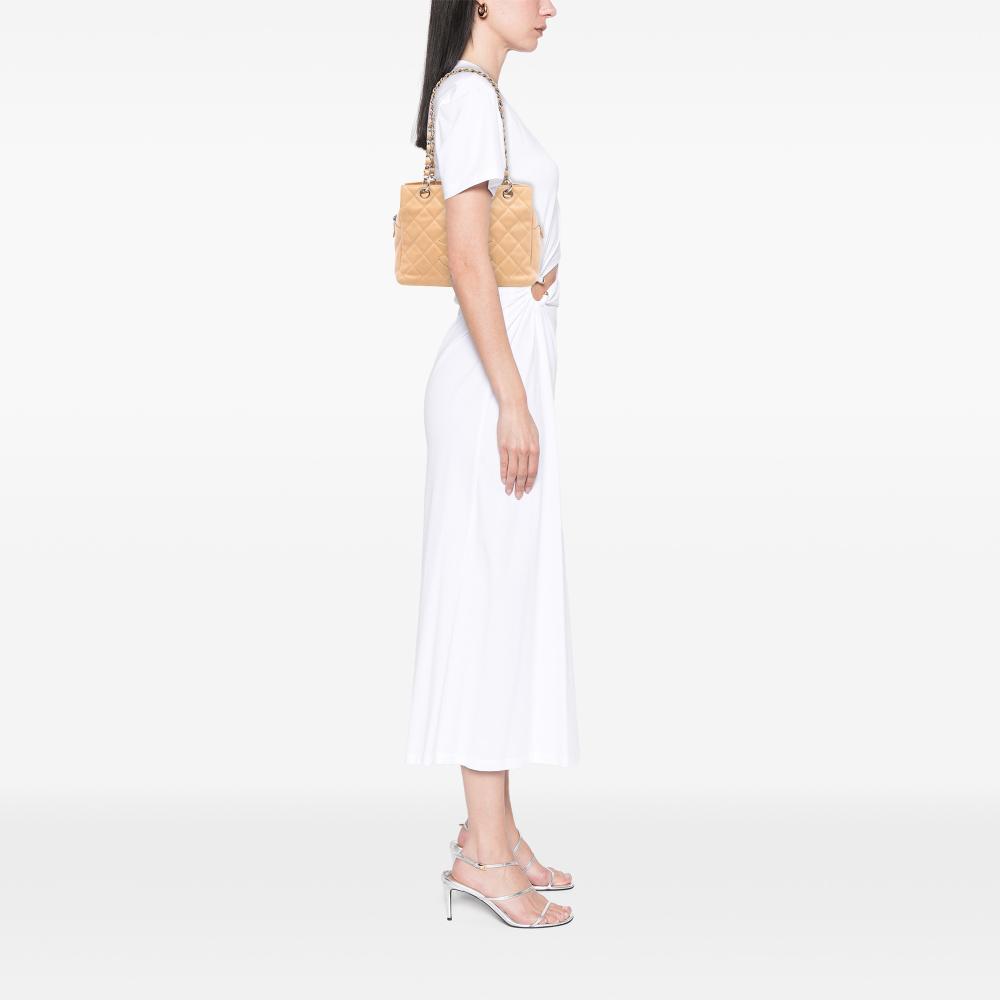 Chanel B Chanel Brown Nude Caviar Leather Leather Petite Caviar Timeless Tote Italy