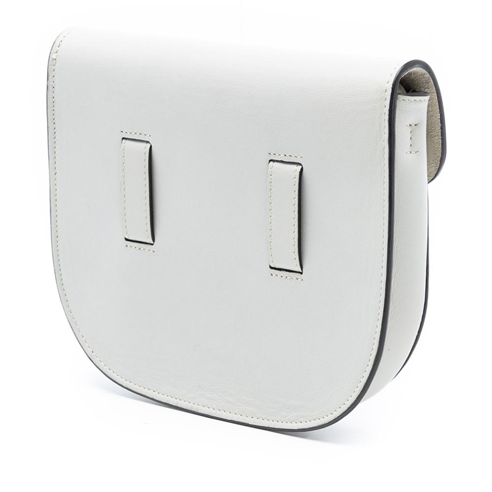 Celine AB Celine Gray Light Gray Calf Leather Mini Smooth skin Symmetrical Convertible Bag Italy