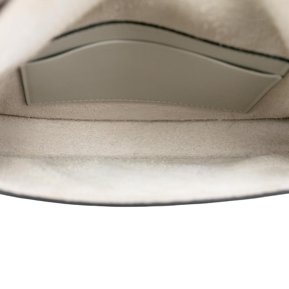 Celine AB Celine Gray Light Gray Calf Leather Mini Smooth skin Symmetrical Convertible Bag Italy