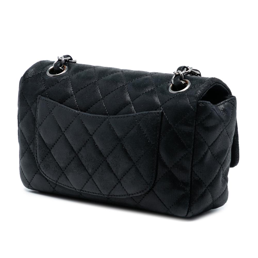 Chanel AB Chanel Black Caviar Leather Leather Iridescent Caviar Crystal CC Wallet On Chain France