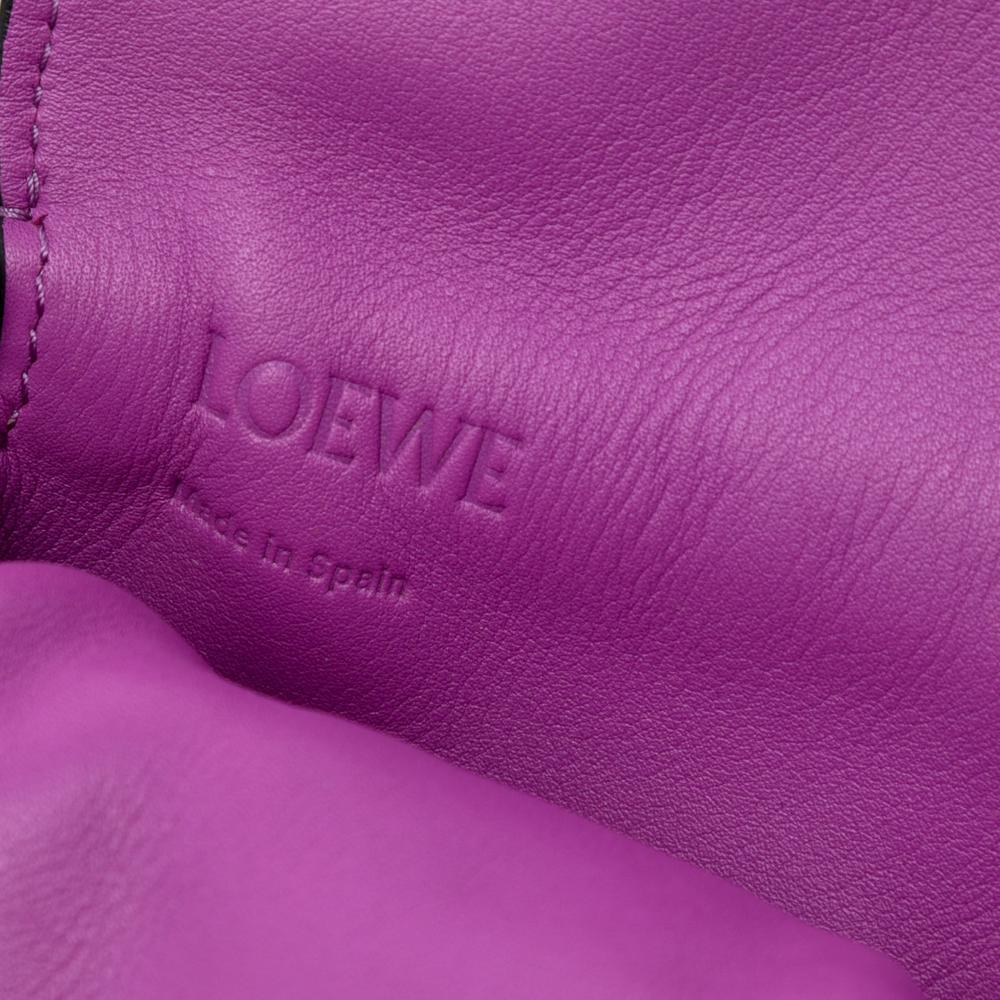 Loewe AB LOEWE Purple Nappa Leather Leather Nappa Flamenco Pocket Crossbody Spain