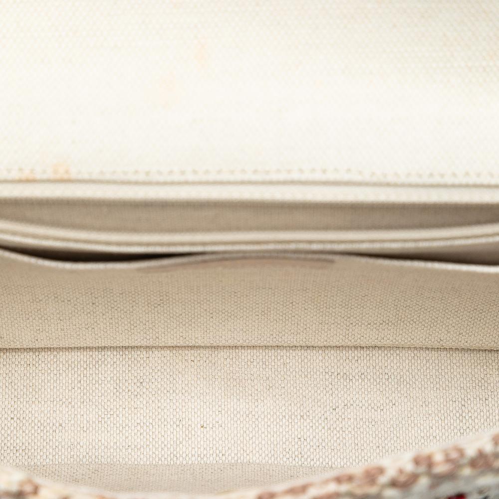 Chanel AB Chanel Brown Beige with Multi Tweed Fabric Medium Classic and Raffia Single Flap France