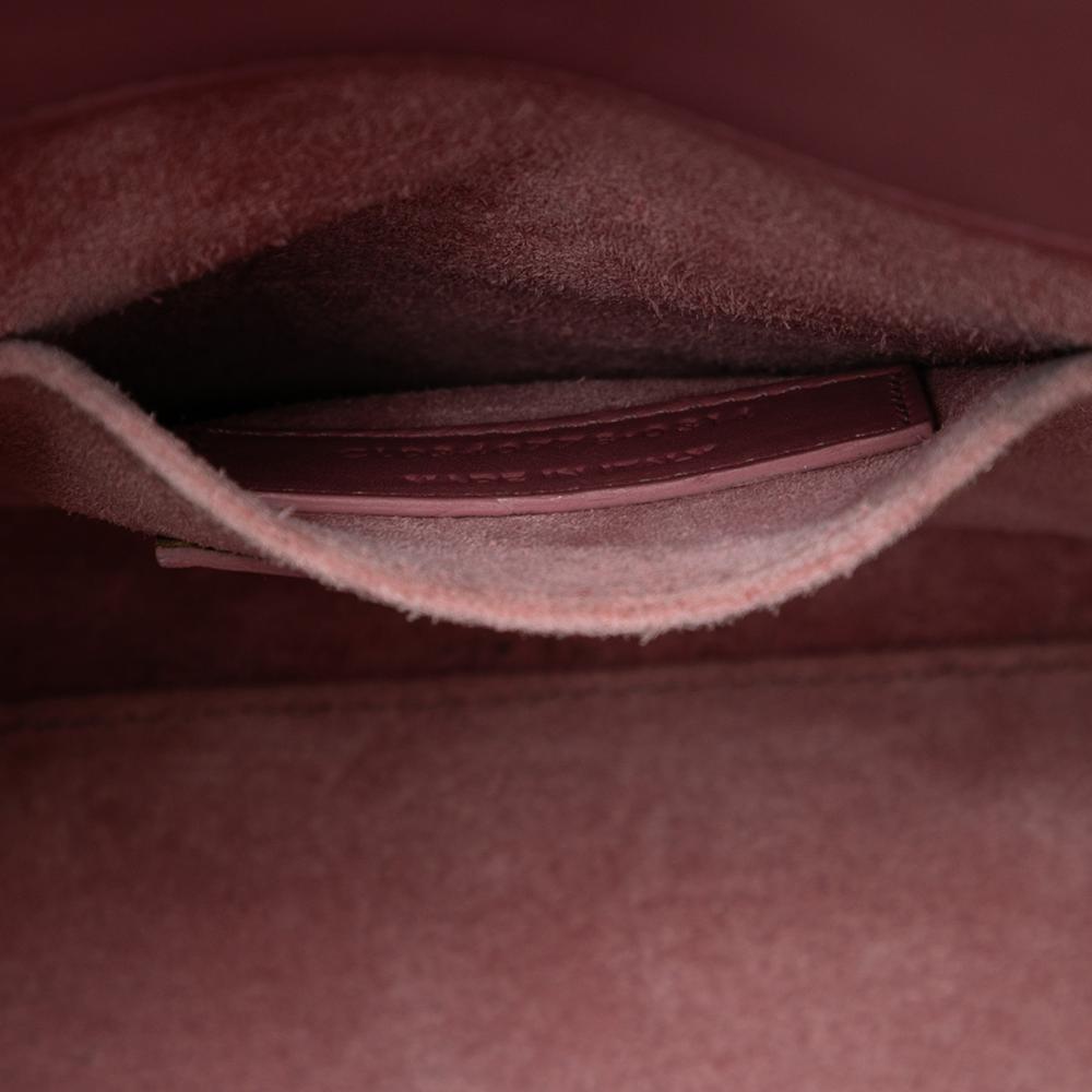 Saint Laurent B Saint Laurent Pink Rose Gold Calf Leather Nano Sac De Jour Satchel Italy