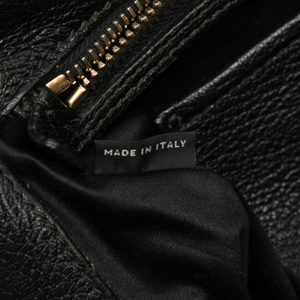 Miu Miu B Miu Miu Brown Beige with Black Goatskin Leather Bicolor Madras Satchel Italy