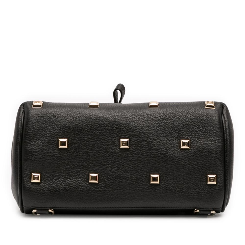 Ferragamo AB Ferragamo Black Calf Leather Studio Backpack Italy