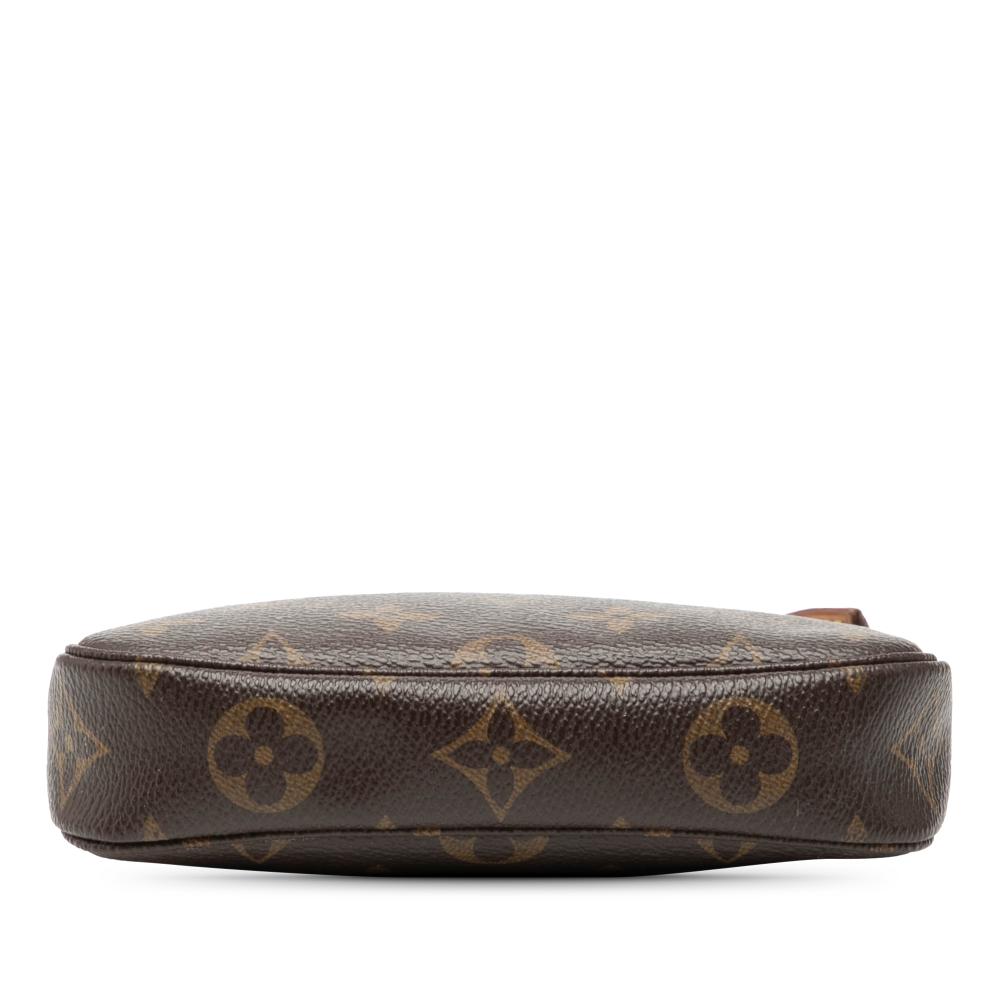 Louis Vuitton B Louis Vuitton Brown Monogram Canvas Fabric Monogram Mini Pochette Accessoires France