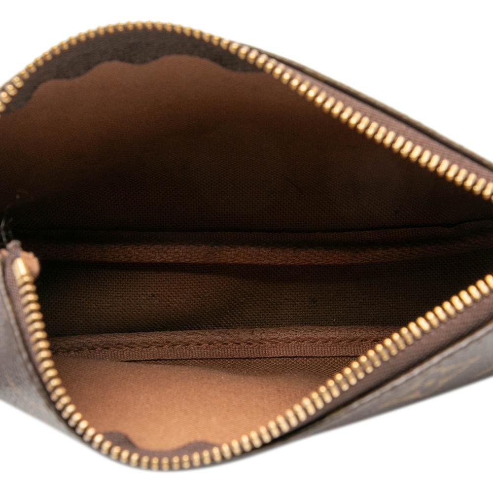 Louis Vuitton B Louis Vuitton Brown Monogram Canvas Fabric Monogram Mini Pochette Accessoires France