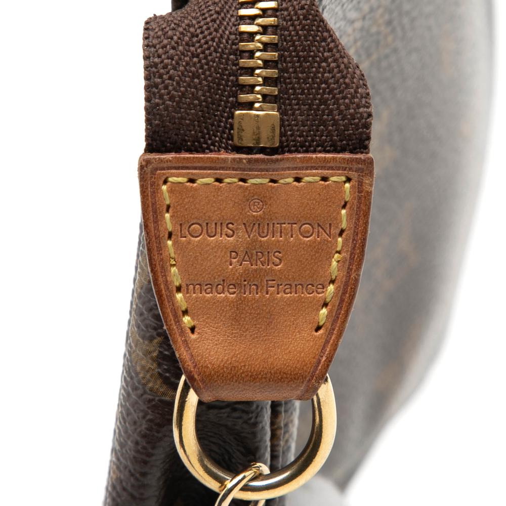 Louis Vuitton B Louis Vuitton Brown Monogram Canvas Fabric Monogram Mini Pochette Accessoires France