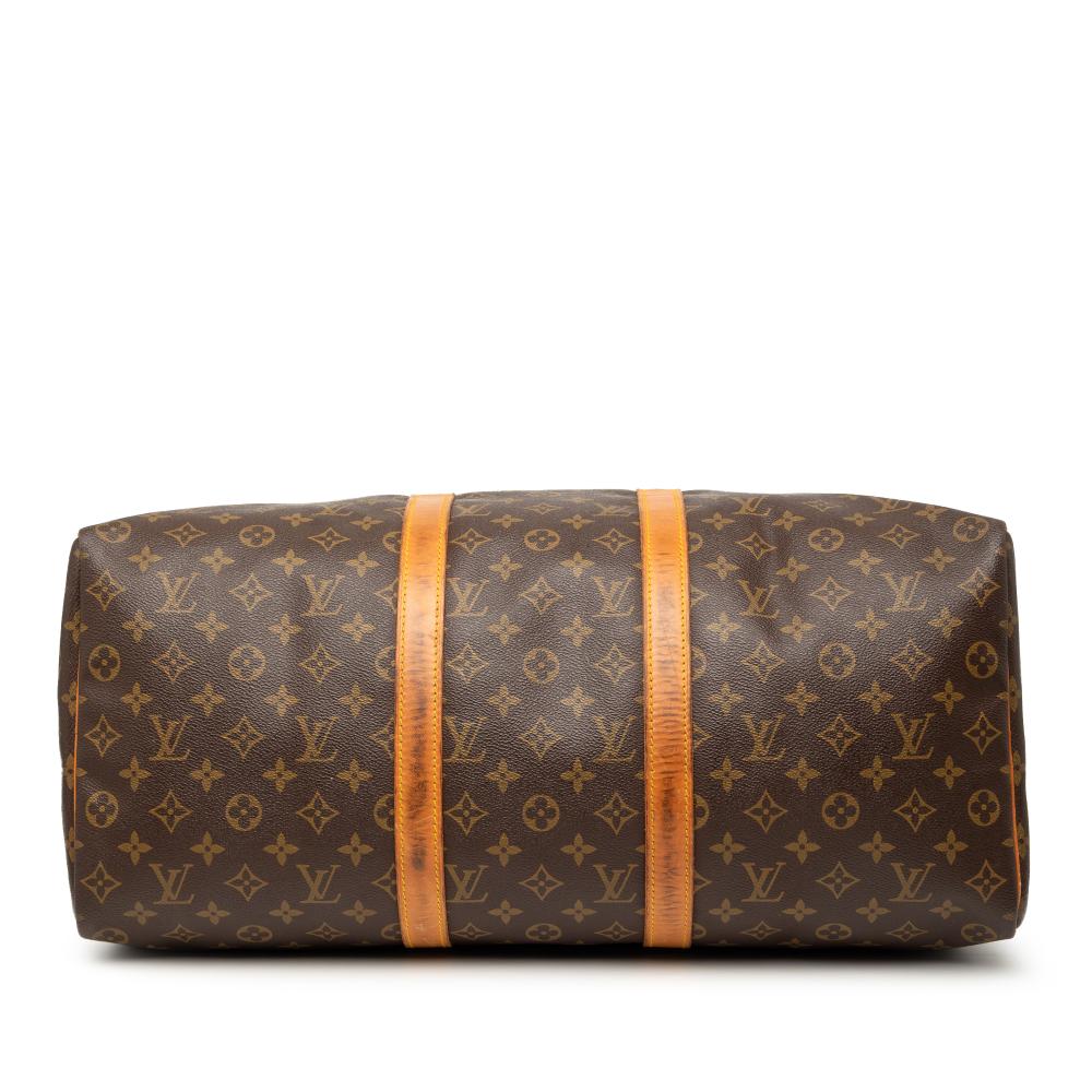 Louis Vuitton B Louis Vuitton Brown Monogram Canvas Fabric Monogram Keepall 50 Spain